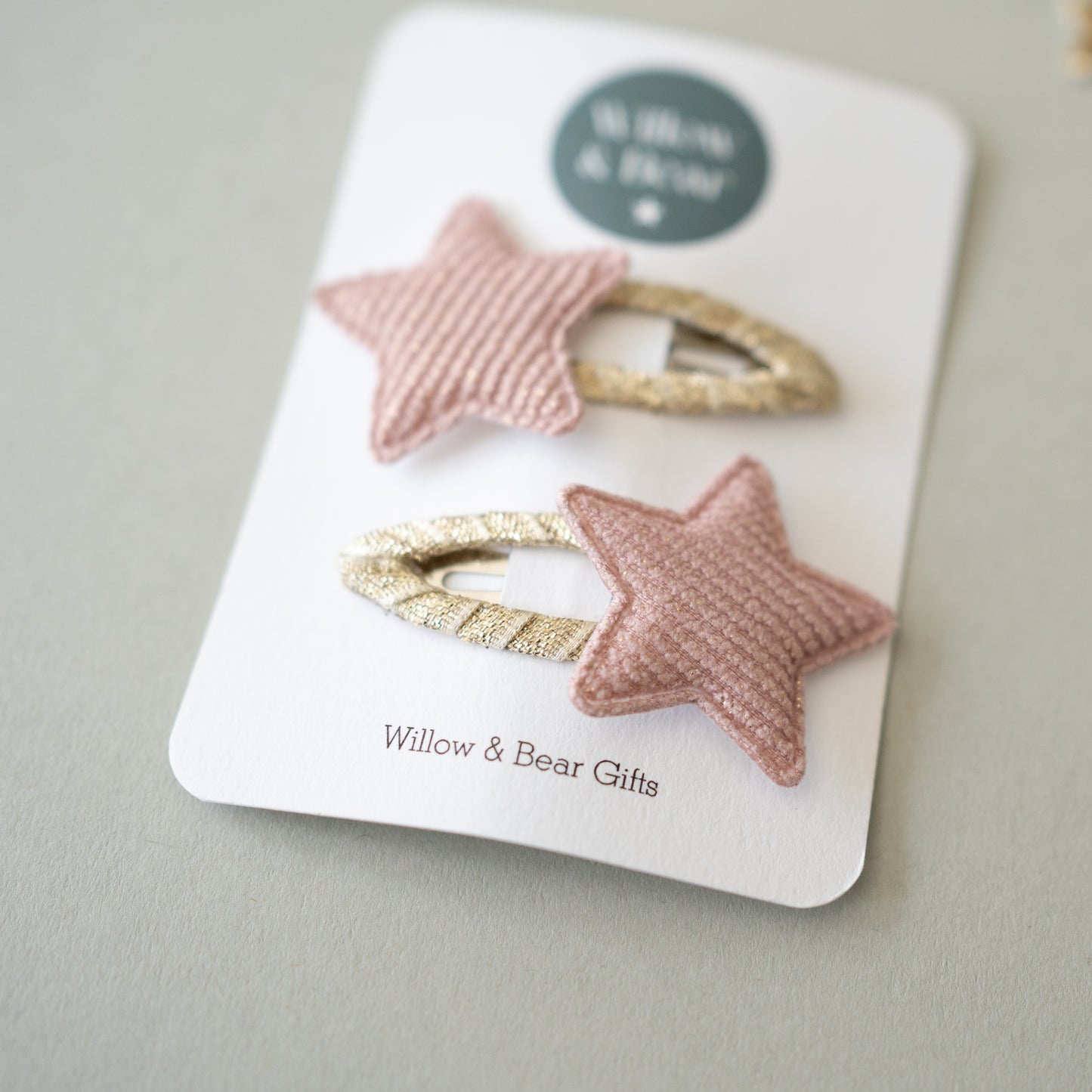 Star hair clips