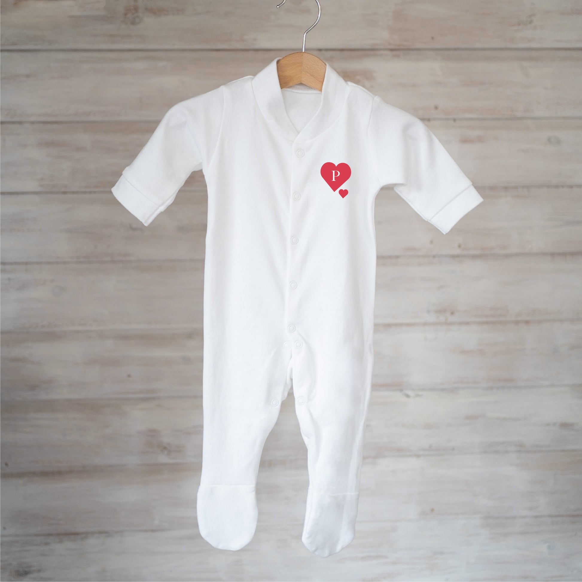 Valentines Personalised Babygrow