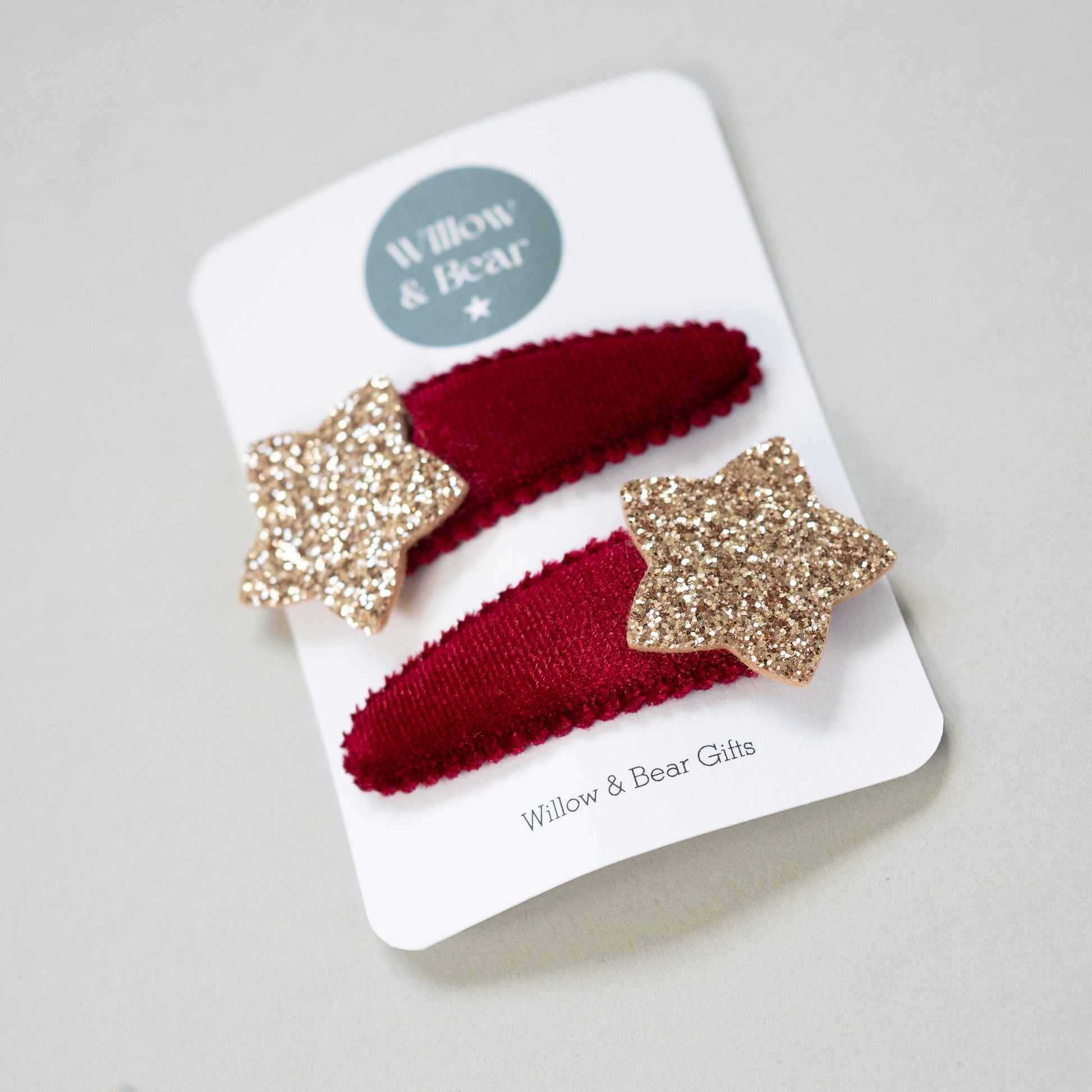 Christmas hair clips