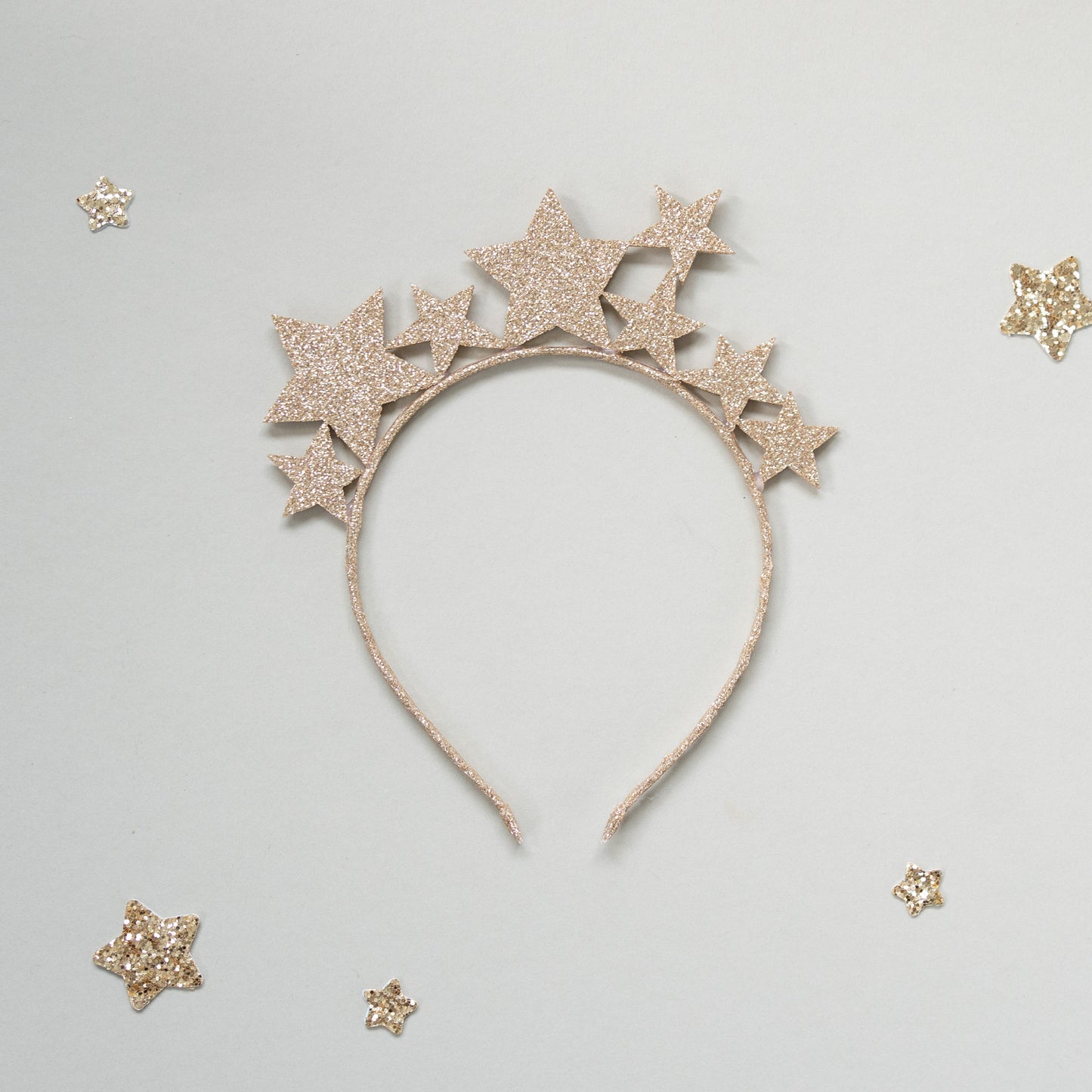 Glittery Wings And Star Headband Set