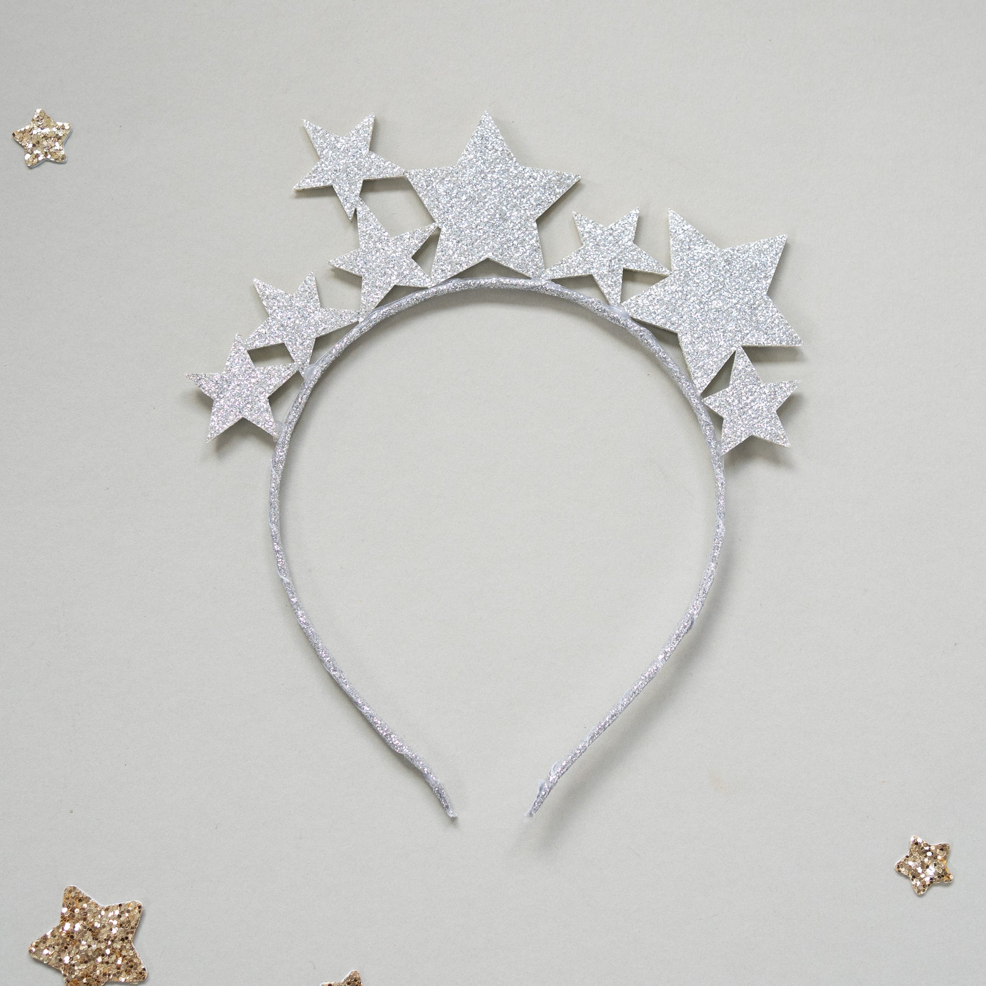 Glittery Wings And Star Headband Set